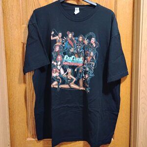 Unisex Rupaul's Drag Race Werq The World 2023 Tour T Shirt Size 3XL By Tultex